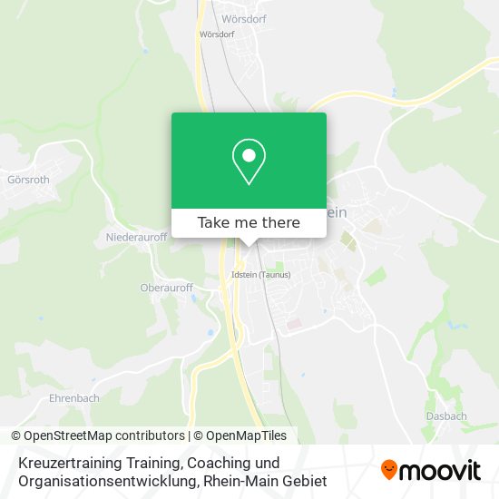 Kreuzertraining Training, Coaching und Organisationsentwicklung map