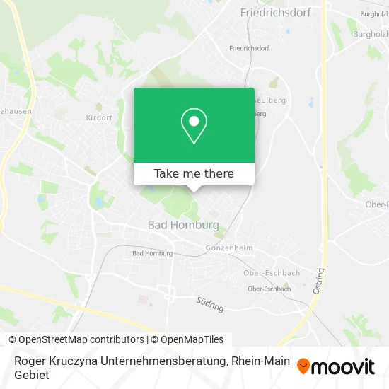 Карта Roger Kruczyna Unternehmensberatung