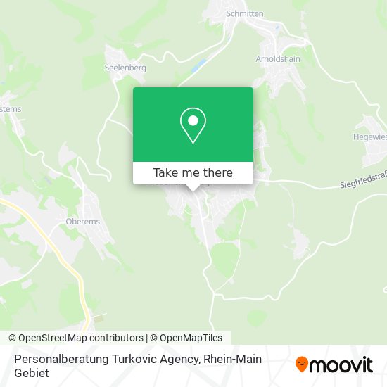 Personalberatung Turkovic Agency map