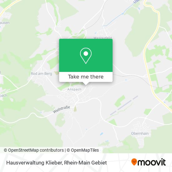 Карта Hausverwaltung Klieber