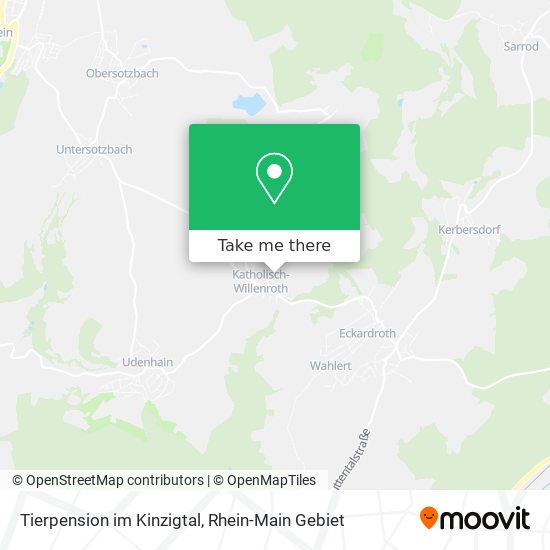 Tierpension im Kinzigtal map