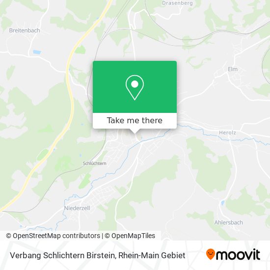 Verbang Schlichtern Birstein map