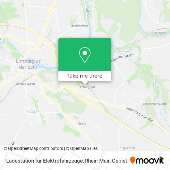 Ladestation für Elektrofahrzeuge map