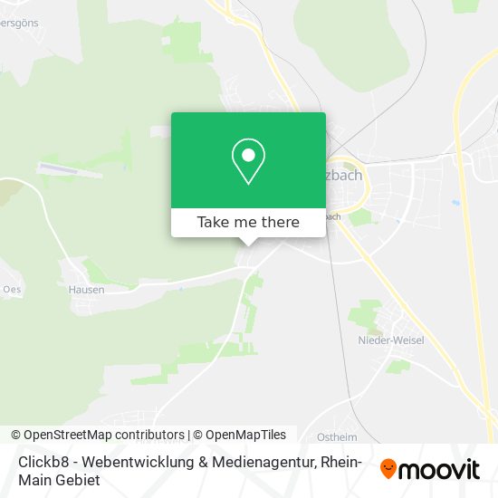 Clickb8 - Webentwicklung & Medienagentur map