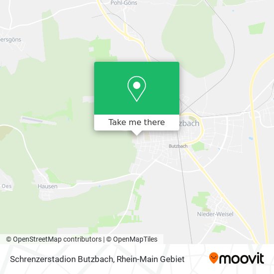 Карта Schrenzerstadion Butzbach