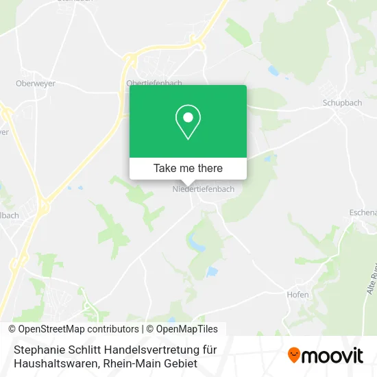 Карта Stephanie Schlitt Handelsvertretung für Haushaltswaren