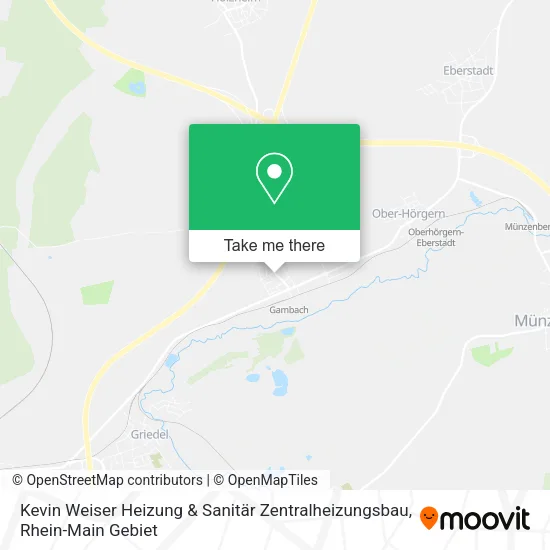 Карта Kevin Weiser Heizung & Sanitär Zentralheizungsbau