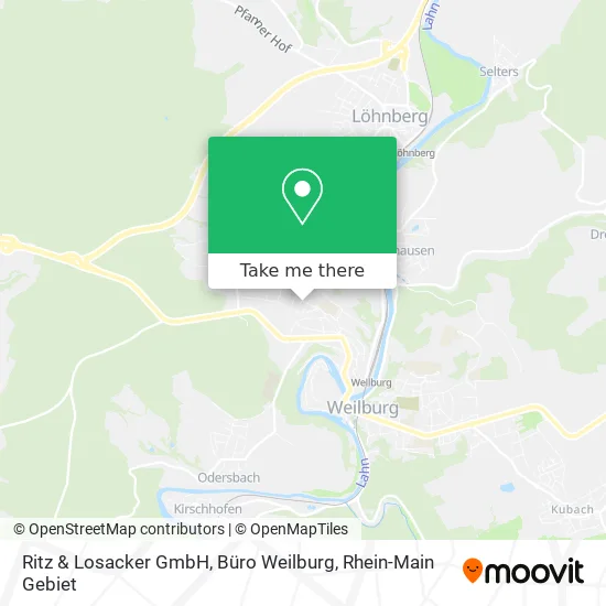 Карта Ritz & Losacker GmbH, Büro Weilburg