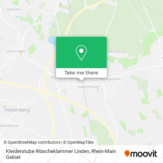 Kleiderstube Wäscheklammer Linden map