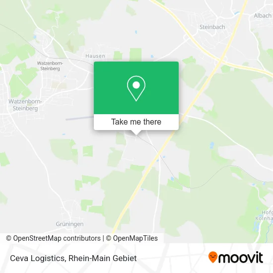 Карта Ceva Logistics