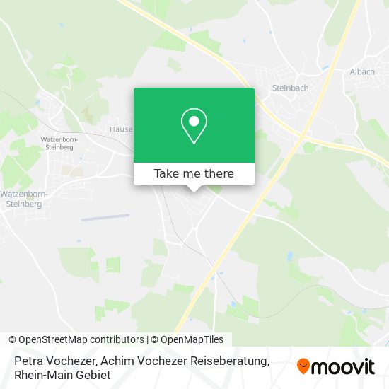 Petra Vochezer, Achim Vochezer Reiseberatung map