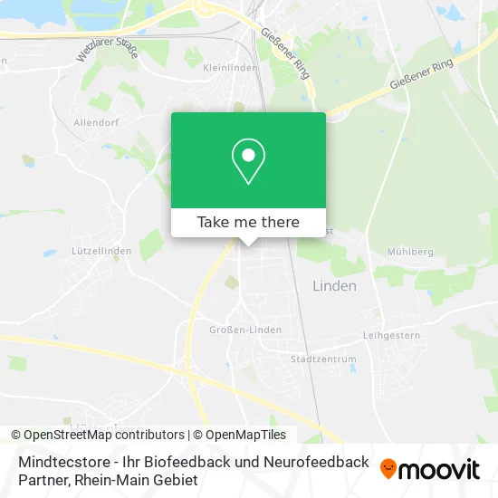 Карта Mindtecstore - Ihr Biofeedback und Neurofeedback Partner