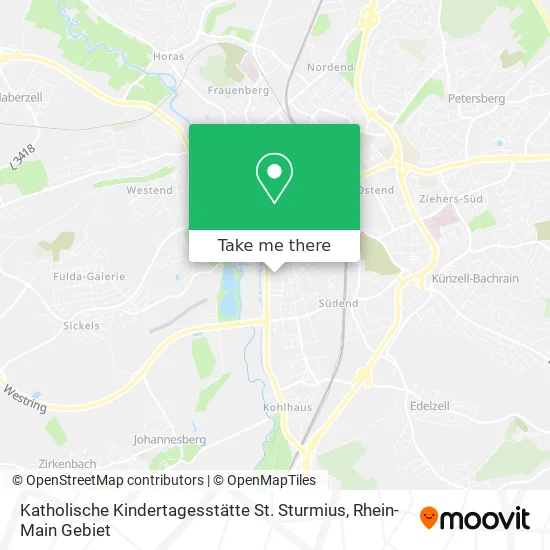 Карта Katholische Kindertagesstätte St. Sturmius