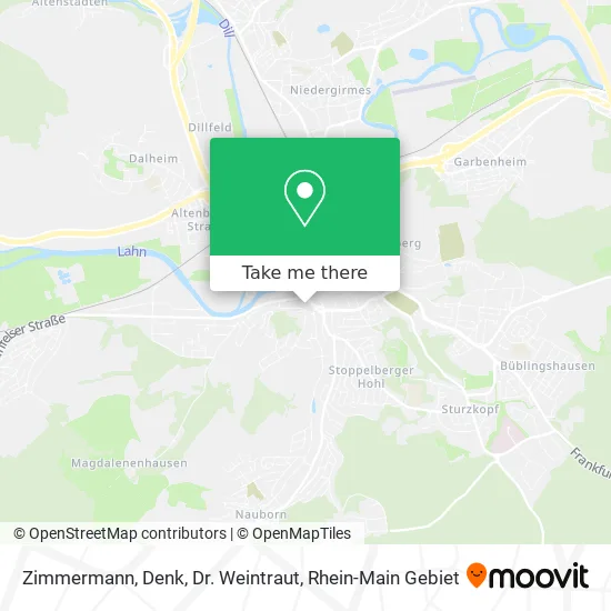 Карта Zimmermann, Denk, Dr. Weintraut