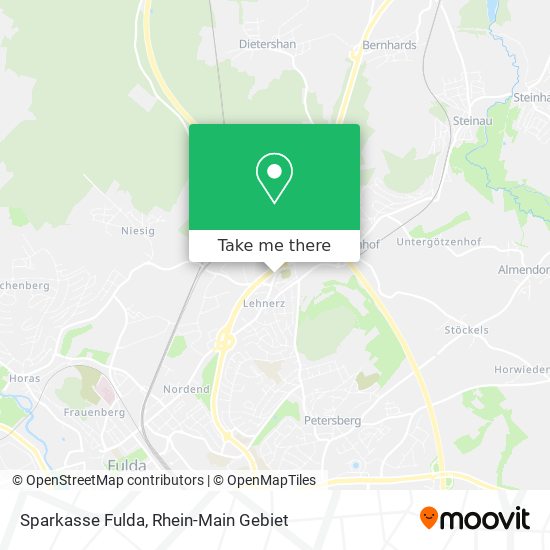 Sparkasse Fulda map