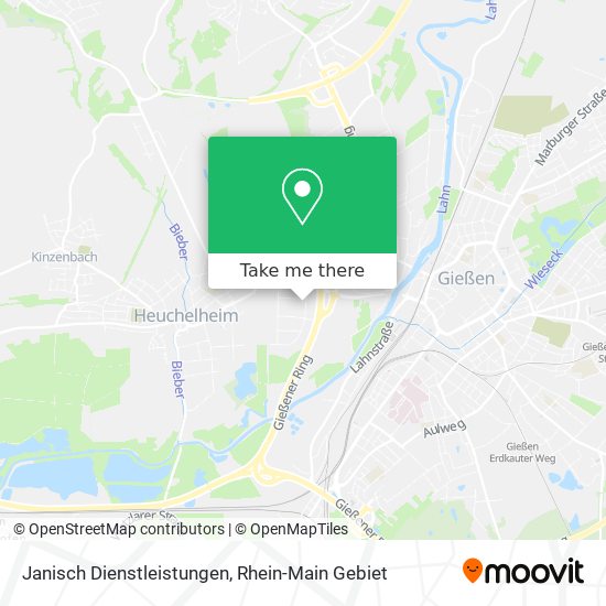 Janisch Dienstleistungen map