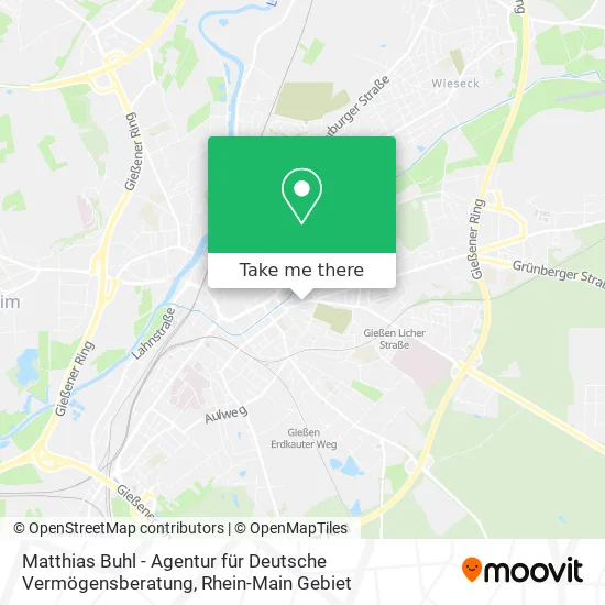 Карта Matthias Buhl - Agentur für Deutsche Vermögensberatung