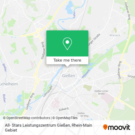 All- Stars Leistungszentrum Gießen map