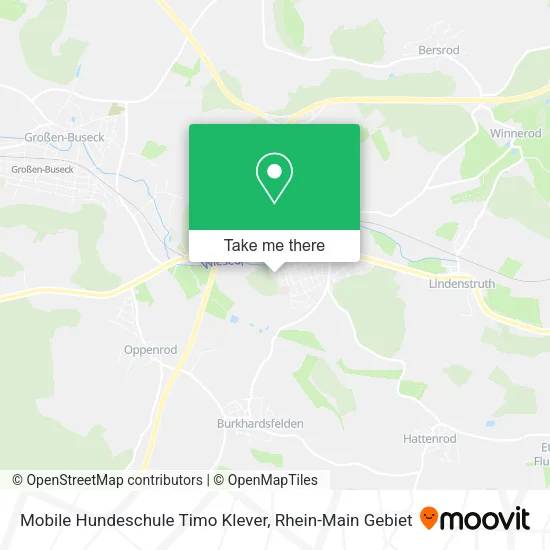 Карта Mobile Hundeschule Timo Klever