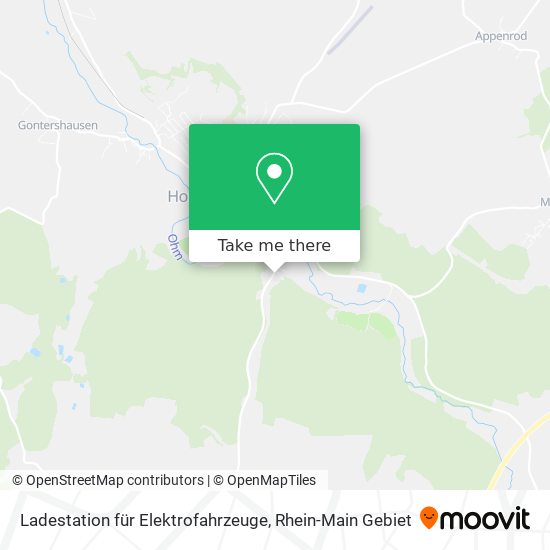 Ladestation für Elektrofahrzeuge map