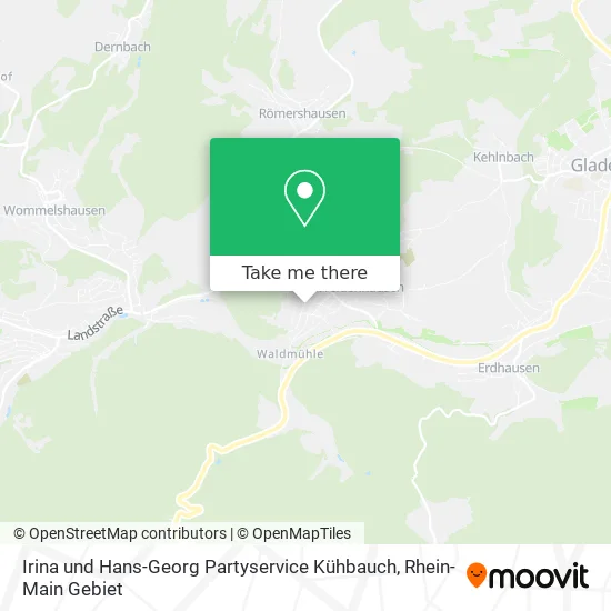 Карта Irina und Hans-Georg Partyservice Kühbauch