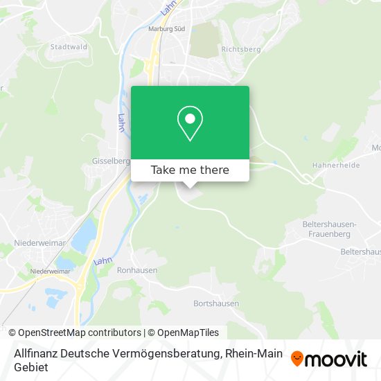 Allfinanz Deutsche Vermögensberatung map