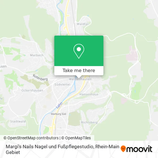 Карта Margi's Nails Nagel und Fußpflegestudio