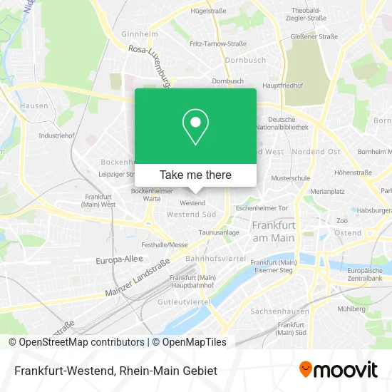 Карта Frankfurt-Westend
