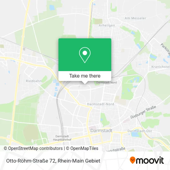 Карта Otto-Röhm-Straße 72