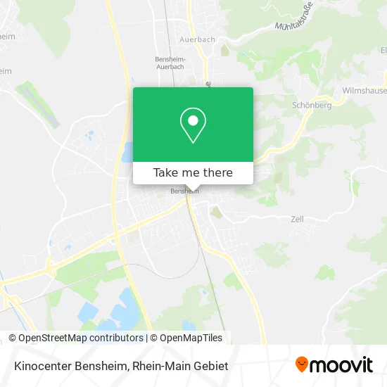 Карта Kinocenter Bensheim