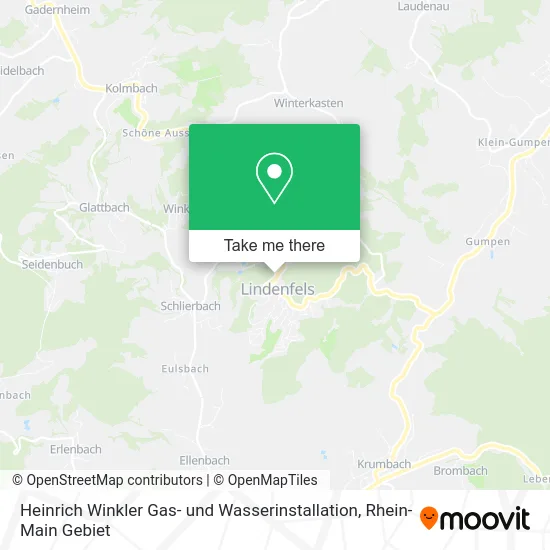 Карта Heinrich Winkler Gas- und Wasserinstallation