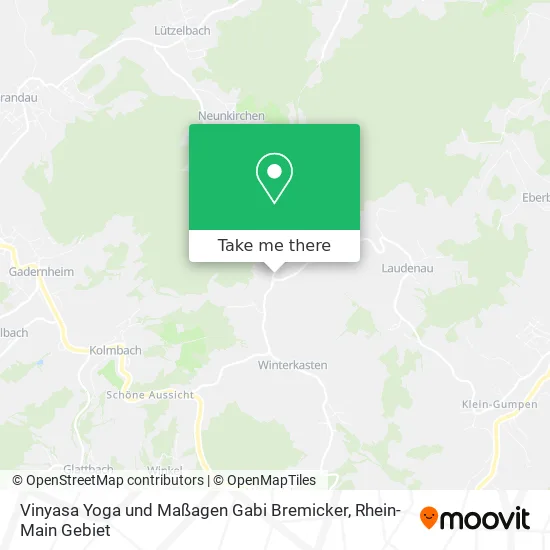 Карта Vinyasa Yoga und Maßagen Gabi Bremicker