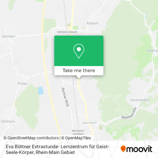 Карта Eva Büttner Extrastunde- Lernzentrum für Geist-Seele-Körper