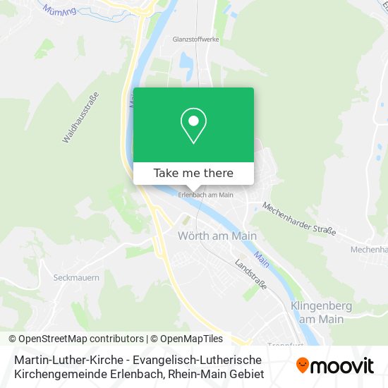 Martin-Luther-Kirche - Evangelisch-Lutherische Kirchengemeinde Erlenbach map