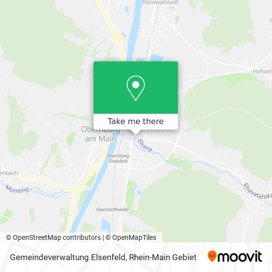 Карта Gemeindeverwaltung Elsenfeld