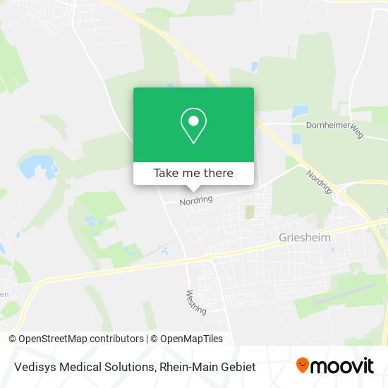 Vedisys Medical Solutions map