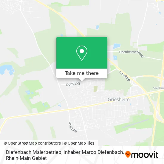 Карта Diefenbach Malerbetrieb, Inhaber Marco Diefenbach