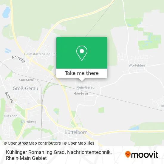 Карта Kühlinger Roman Ing.Grad. Nachrichtentechnik