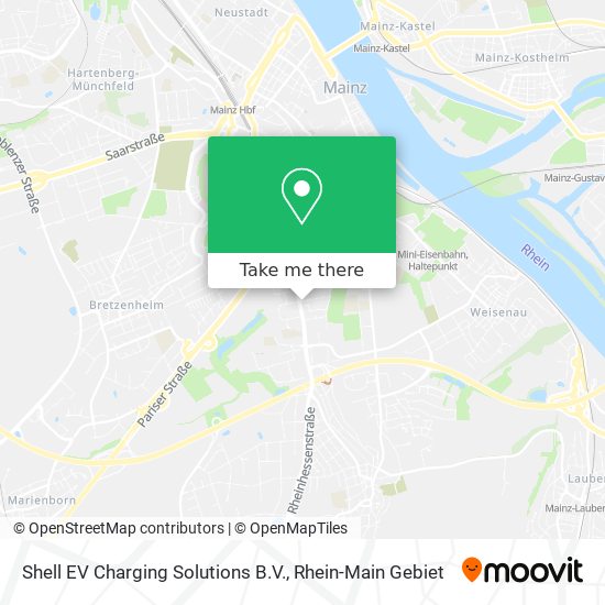 Shell EV Charging Solutions B.V. map