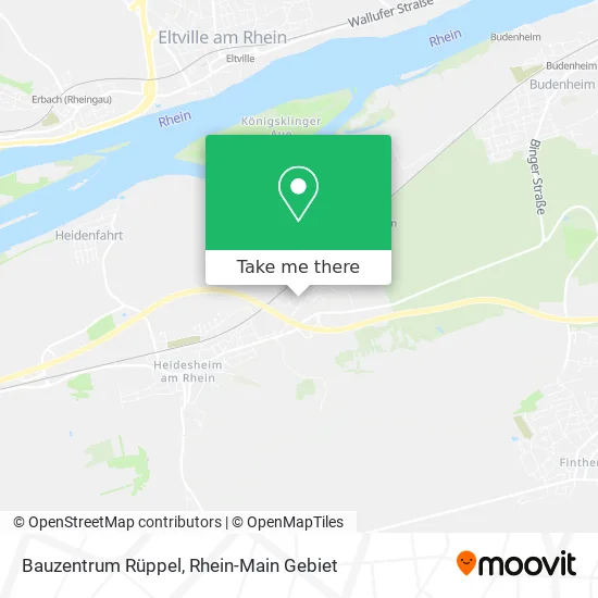 Bauzentrum Rüppel map