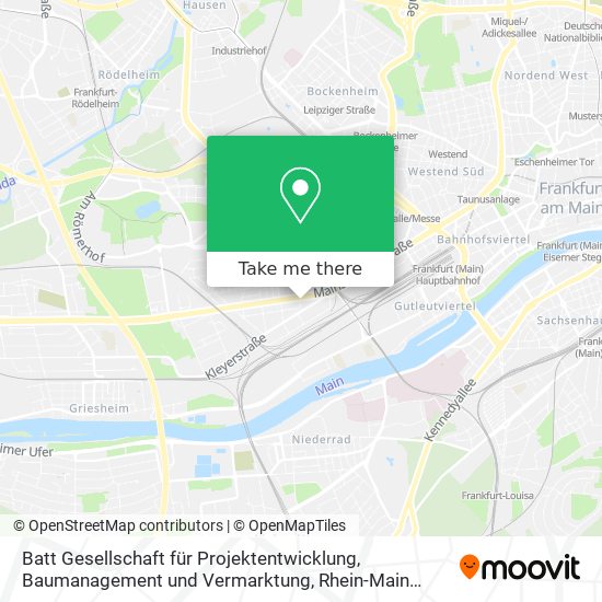 Batt Gesellschaft für Projektentwicklung, Baumanagement und Vermarktung map