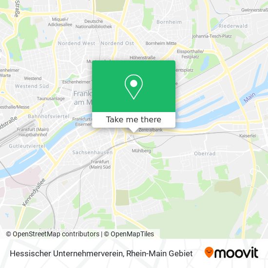 Hessischer Unternehmerverein map