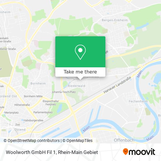 Woolworth GmbH Fil 1 map