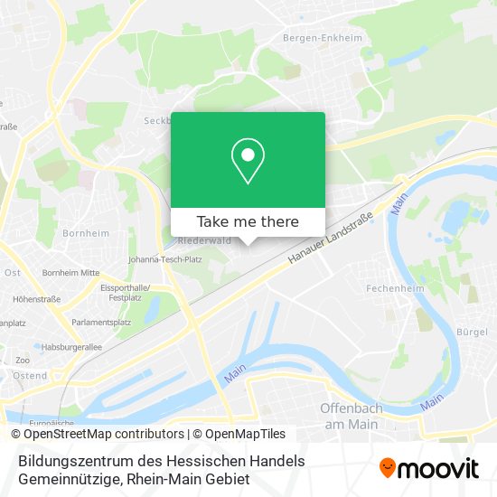 Bildungszentrum des Hessischen Handels Gemeinnützige map