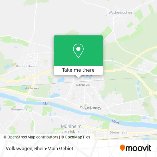 Карта Volkswagen