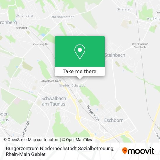 Карта Bürgerzentrum Niederhöchstadt Sozialbetreuung