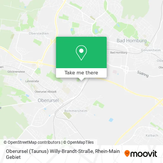 Карта Oberursel (Taunus) Willy-Brandt-Straße