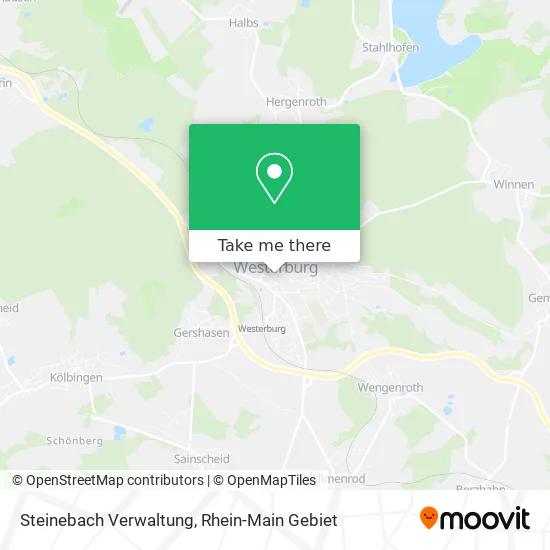 Карта Steinebach Verwaltung