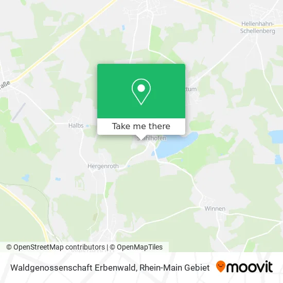 Карта Waldgenossenschaft Erbenwald