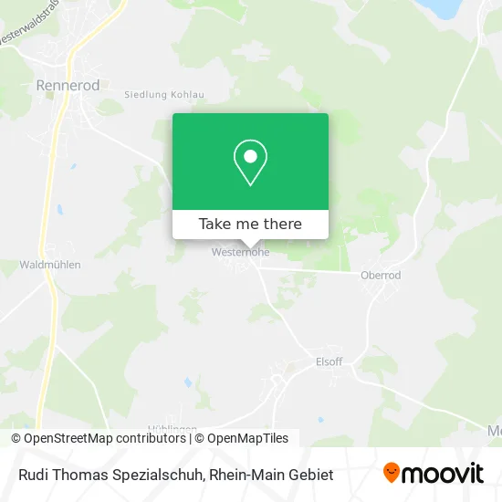 Карта Rudi Thomas Spezialschuh